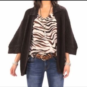 CAbi Repose Cape/Sweater, Sz XS/S